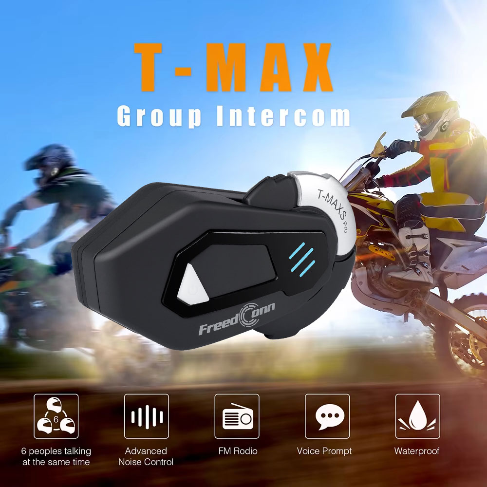 FreedConn T MAX S PRO Motosikl - Universal Motorcycle Helmet Intercom Headset incelemesi ve fiyatı