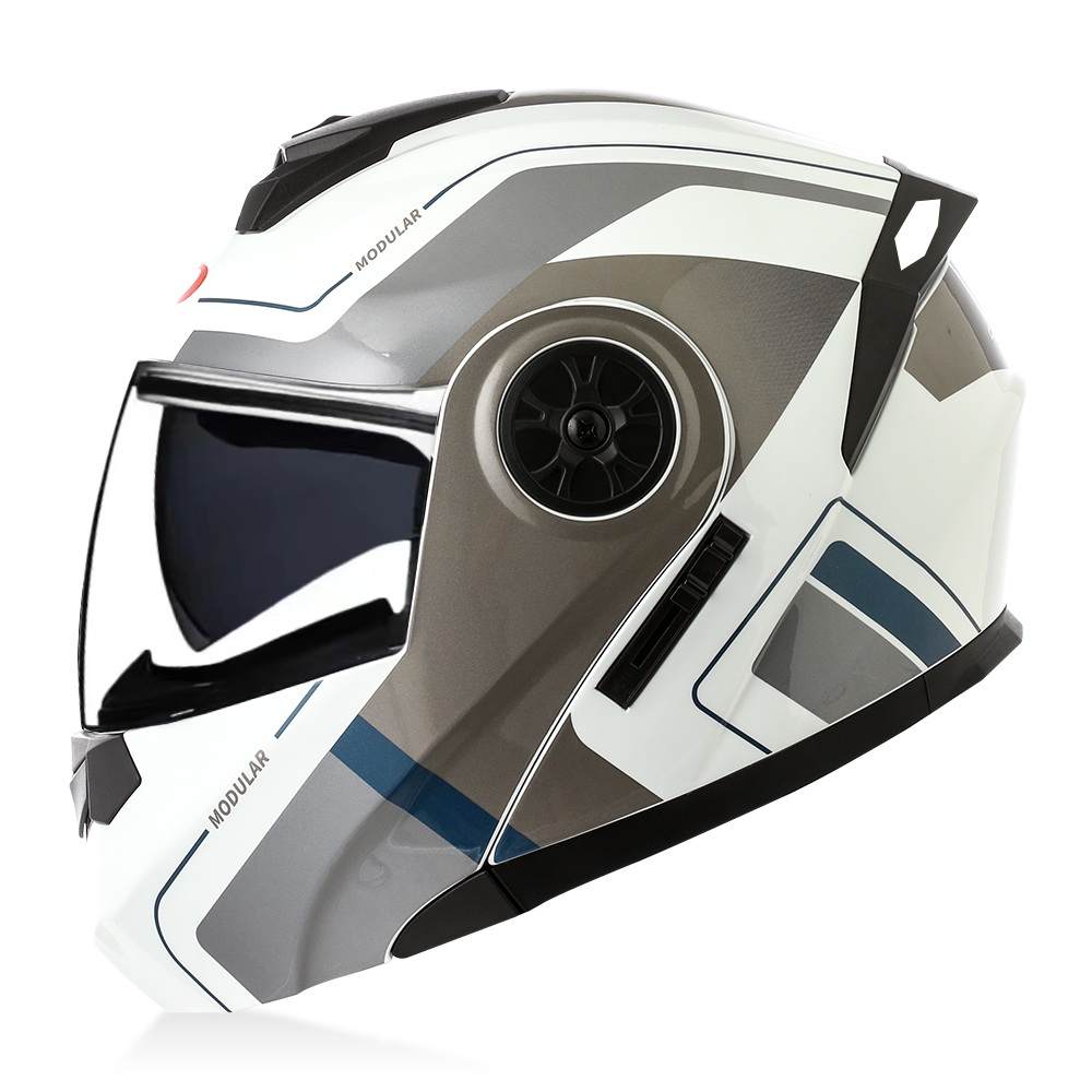 Yüksek Kaliteli Modüler Açılır - Modular Flip Up Motorcycle Helmet Dot Approved incelemesi ve fiyatı