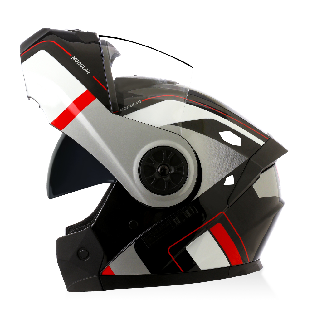 Yüksek Kaliteli Modüler Açılır - Modular Flip Up Motorcycle Helmet Dot Approved incelemesi ve fiyatı