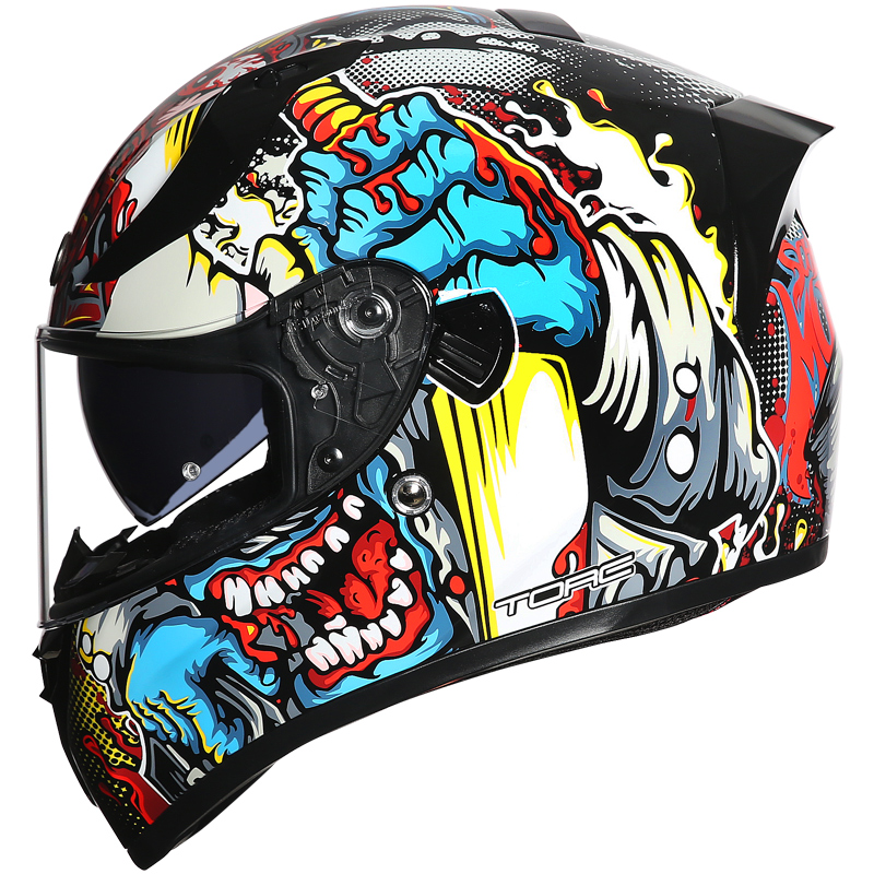 TORC T18 Motosiklet Kaskları Ç - Modular Flip Up Motorcycle Helmet Dot Approved incelemesi ve fiyatı