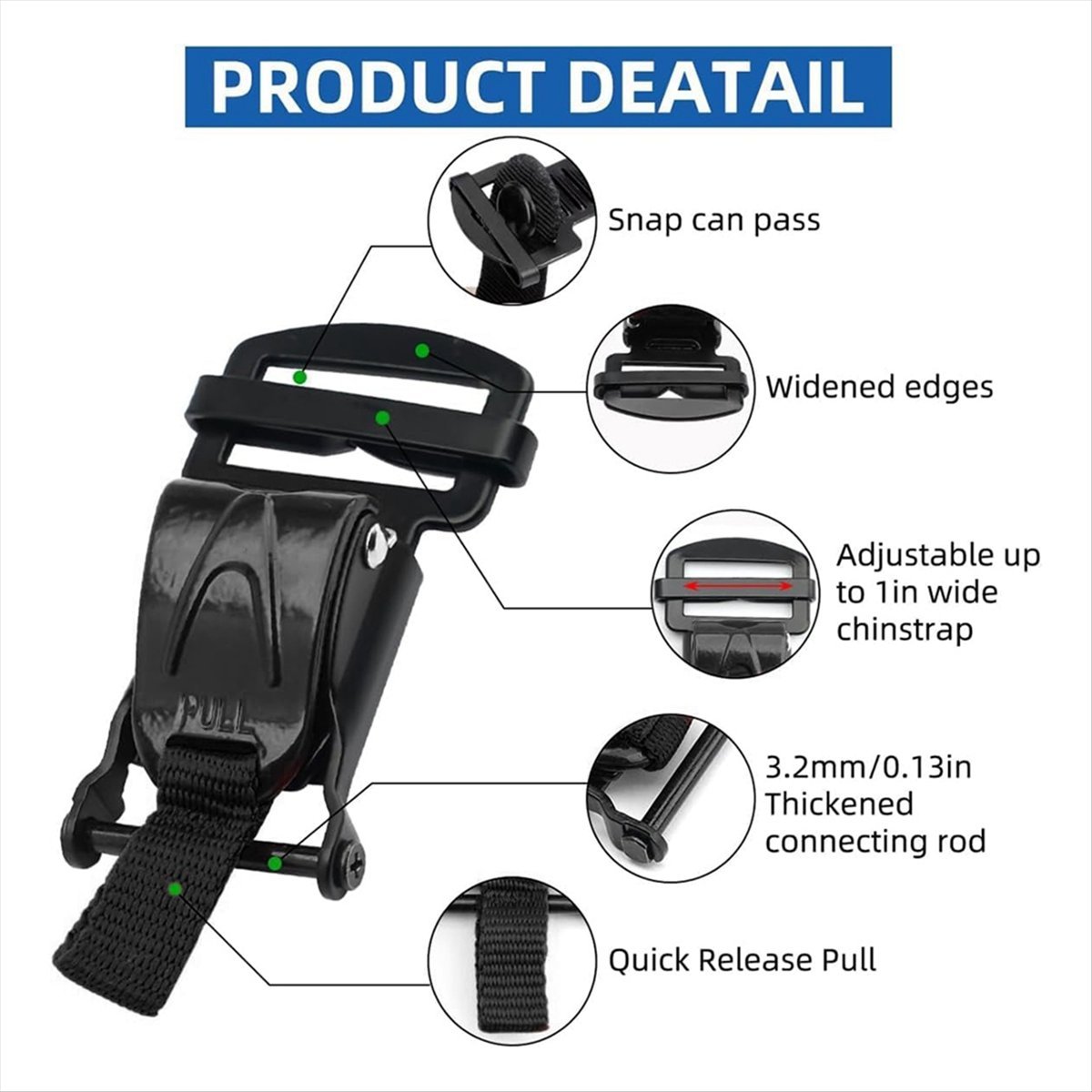 Uyumlu Kask Hızlı Çıkarma Toka - Quick Release Buckle Motorcycle Helmet incelemesi ve fiyatı