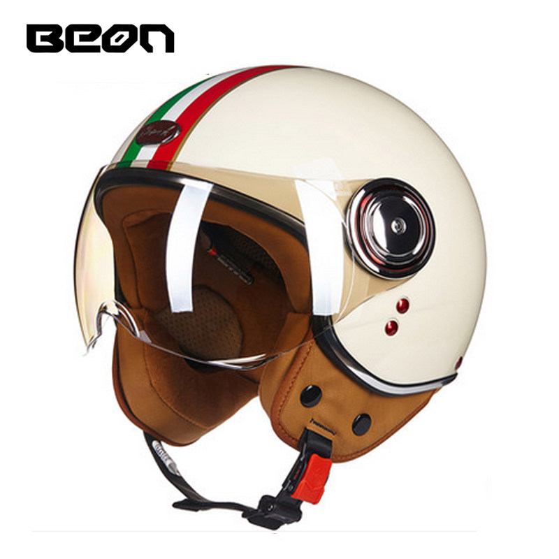 Capacete BEON 110B Açık Yüz Mo - Vintage Open Face Retro Helmet incelemesi ve fiyatı