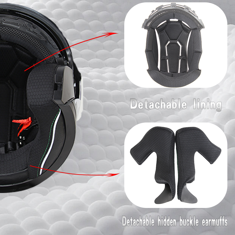 715-Motosiklet Çift Vizörlü Aç - Dual Visor Motorcycle Racing Helmet incelemesi ve fiyatı