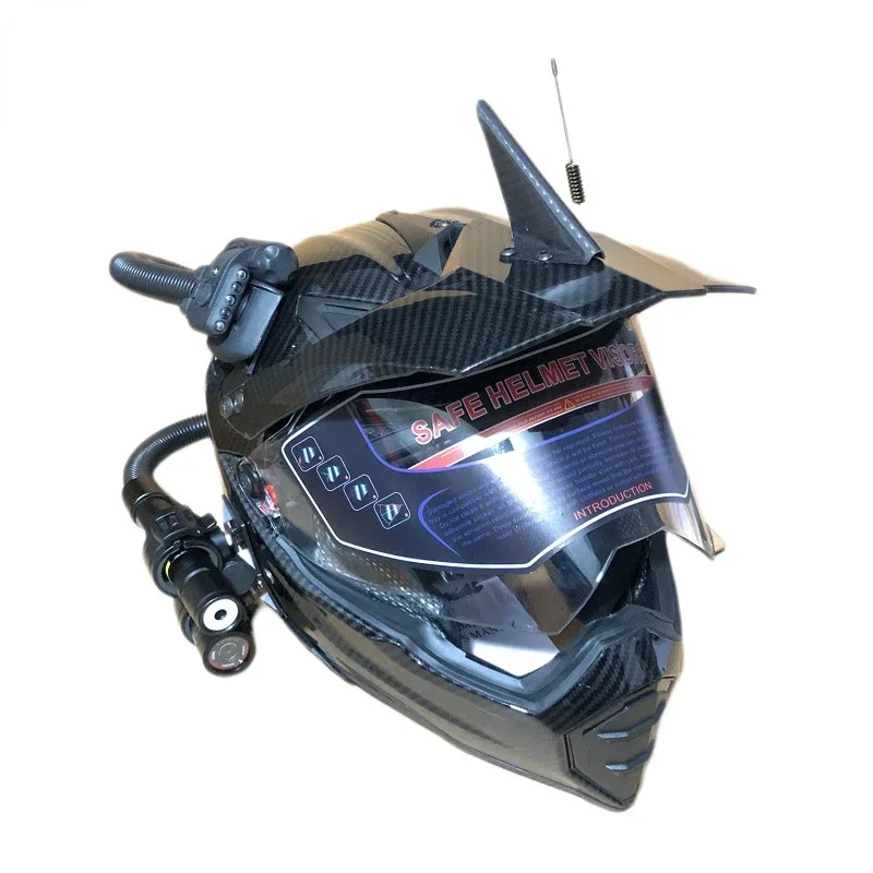 Retro Kask Motosiklet Off-road - Full Face Motorcycle Helmet With Bluetooth incelemesi ve fiyatı