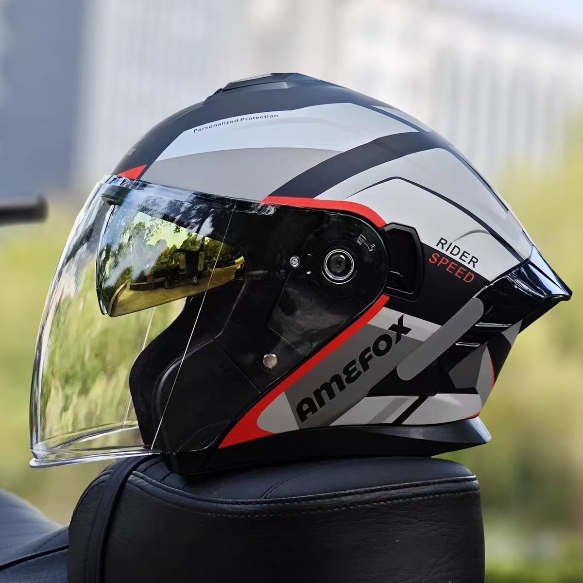 Çift Vizörlü Açık Yüz Kaskı 3/ - Motorcycle Helmet Inner Sun Visor Lens incelemesi ve fiyatı