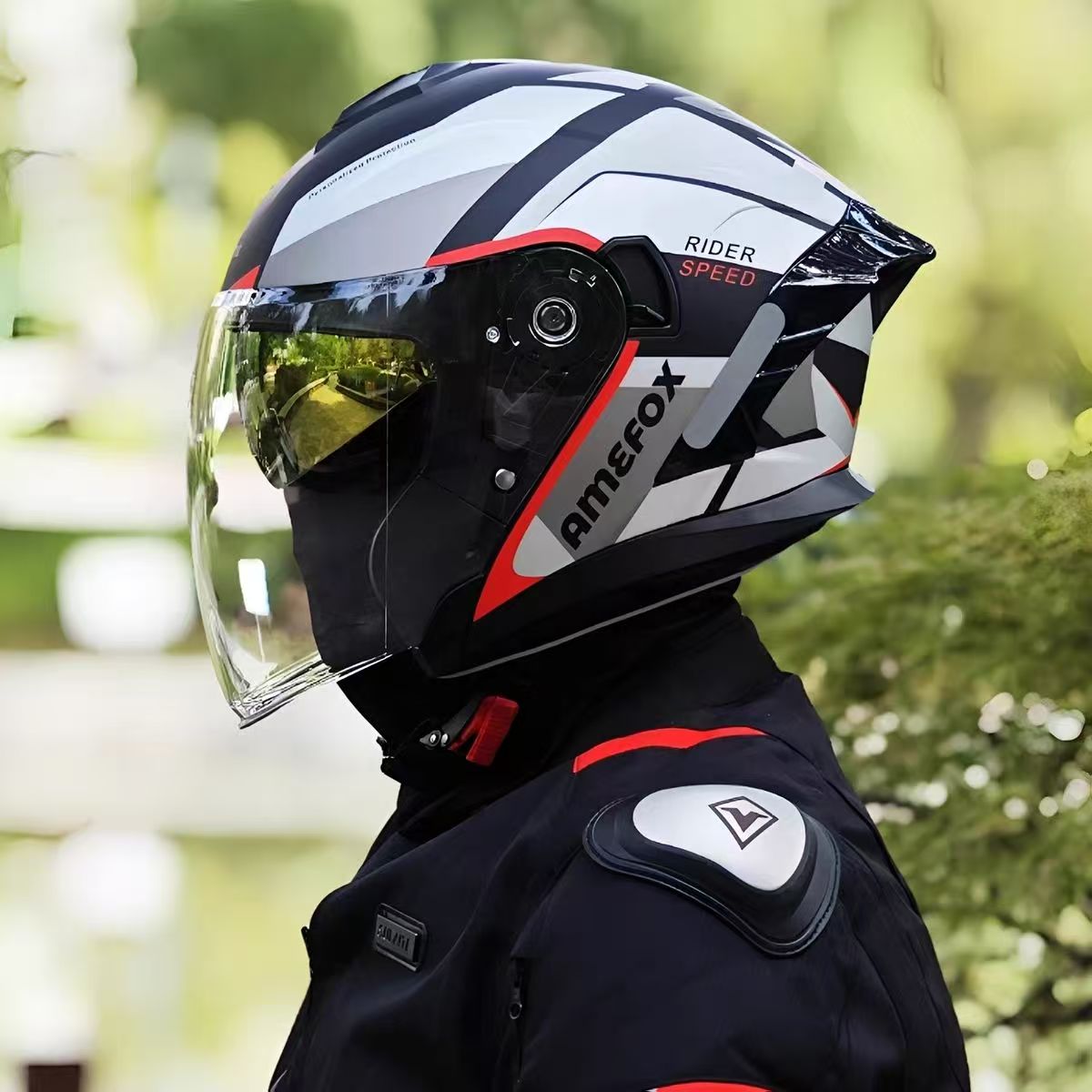 Çift Vizörlü Açık Yüz Kaskı 3/ - Motorcycle Helmet Inner Sun Visor Lens incelemesi ve fiyatı