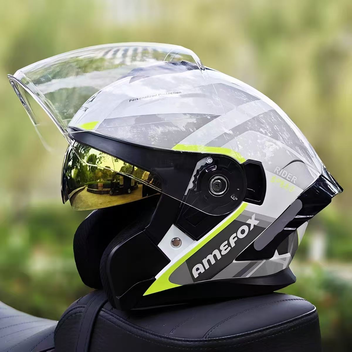 Çift Vizörlü Açık Yüz Kaskı 3/ - Motorcycle Helmet Inner Sun Visor Lens incelemesi ve fiyatı