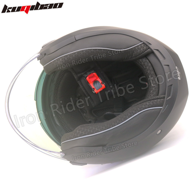 Kuqibao Çift Lensli Modüler Ka - Modular Flip Up Motorcycle Helmet Dot Approved incelemesi ve fiyatı